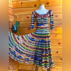 Vintage Collection Saltillo Serape Dress Size Small